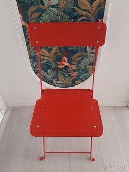predám IKEA stolička červena kovova sundso