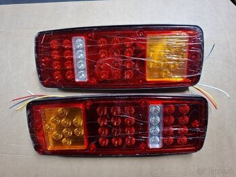 Zadné led svetlá na prívesný vozík 28x11cm