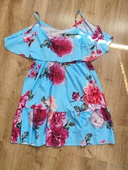 Kvetinove saty pre moletky xl az xl
