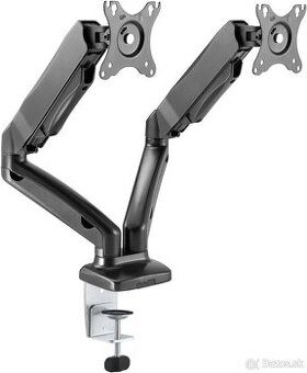 AlzaErgo Arm AR2.1 čierny držiak na 2 monitory