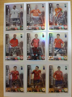 Euro 2024 Topps Match Attax Legend Signature style kartičky