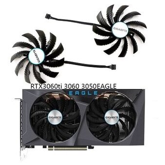 Nové ventilátory GIGABYTE EAGLE RTX 3060,3060ti,3050 - 2ks