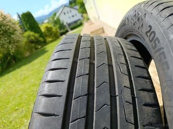 Predám 4 letné pneumatiky Continental 205/55 R16