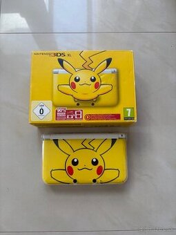 Nintendo 3DS XL Pikachu Edition Modded + Box