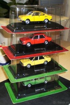 ŠKODA 110R , 105S , 120LS , DE AGOSTINI , 1:43