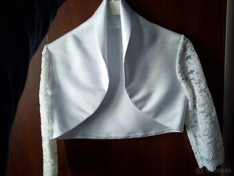 Svadobné bolerko na šaty-S