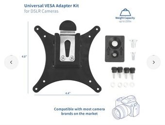 VIVO Mount-V00CAM - VESA adapter Kit na kameru