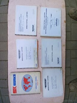 Katalogy a prirucky-navody na poln. Stroje