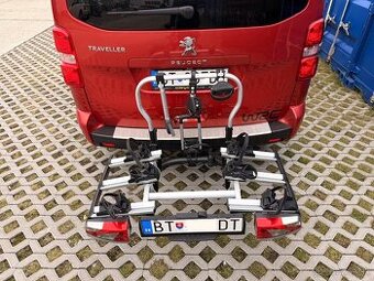 Nosič bicyklov Atera na 3 bicykle – na ťažné zariadenie