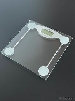 Sencor sklenená priehľadná osobná váha SBS111 s baterkou
