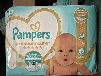 Pampers premium 1 (2-5kg) 72ks
