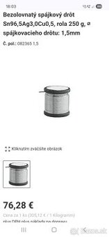 Cin na pajkovanie