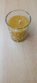 Sviečka zo včelieho vosku (ručná výroba)