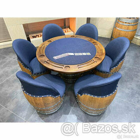 Pokrový stôl - Whisky Barrel Chairs - 1