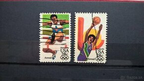 Poštové známky č.111 - USA - šport