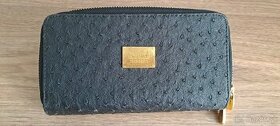 Dámska peňaženka - čierna HERMES, farebná motív Portugal