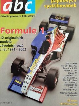 F1 ABC ŠPECIAL 12 ks papierových modelov