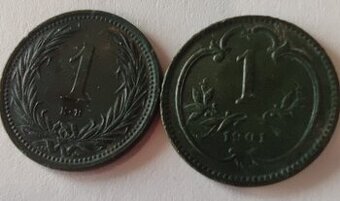 Predám 1 filléry Františka Jozefa I.