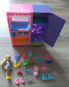 Barbie Extra Módny automat, bábika Chelsea zdarma