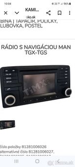Predám autoradio man s navigaciou