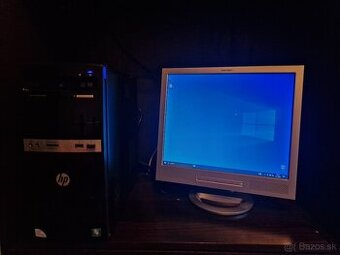 PC HP 500B + monitor Yakumo TFT 17 XPT