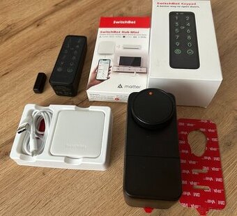 Smart zámok SwitchBot Lock Pro + hub + klávesnica
