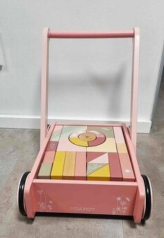 CHODÍTKO - VOZÍK S KOCKAMI LITTLE DUTCH