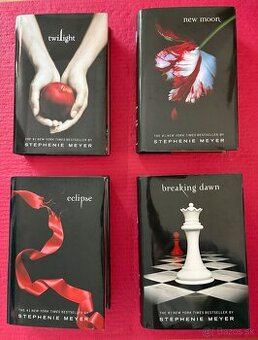 Twilght séria v AJ pevná väzba s prebalom