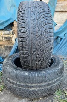 Ponúkam 2 zimné pneumatiky Michelin Pilot 245/45 R18