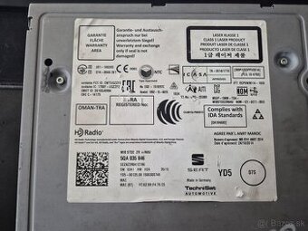 MIB2 Jednotka Seat leon 5F/Ateca 5QA 035 846