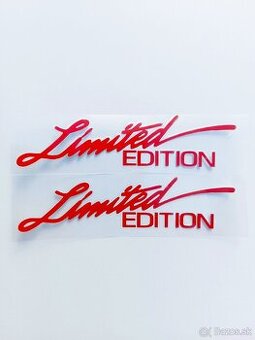 Nové červené nálepky Limited Edition