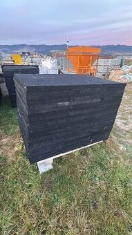 Nové podložky, gumené pásy, čierne EPDM pásy 0,50 x 1,00