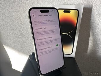 iPhone 14 Pro Gold 128Gb 100% Zdravie Batérie