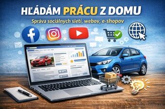 Hľadám prácu z domu správa sociálnych sietí webov e-shopov