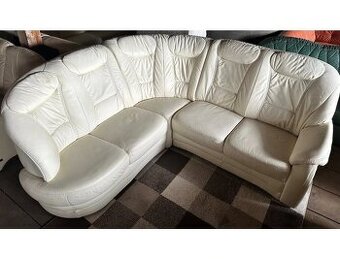 Luxusní rohová kožená sedací souprava, 2752