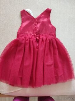 H&M cervene sviatocne saty 92