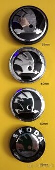 56,60,65 mm Škoda krytky do kolies