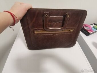 Pánska retro kožena taška