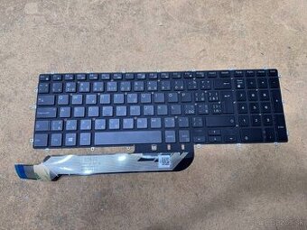 Predám použitú podsvietenú klávesnicu na notebook Dell 3579