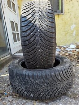 Ponúkam 2 Celoročné pneumatiky Goodyear All 205/55 R16