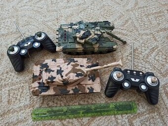 Dva tanky na diaľk. ovládanie - tanková bitva
