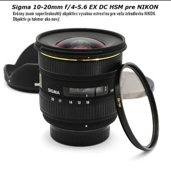 Objektív na dig. zrkadlovku zn.NIKON