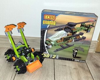 Lego helikoptéra a auto