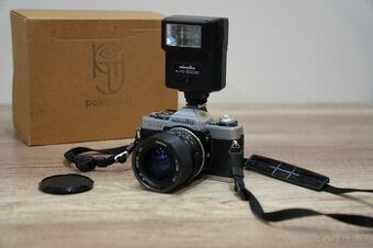 Predám analógovú zrkadlovku Minolta XG-1 s objektívom Tamron