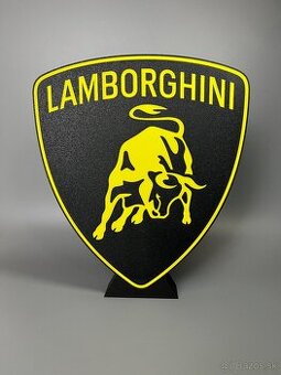 Lamborgini LED logo lampa