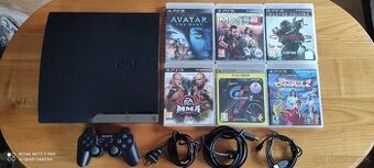Ps3 slim 320gb+hry