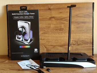 Multifunkčný nabíjací stojan k playstation PS5 ,