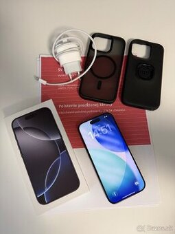 Predam iPhone 16 Pro 512GB so zarukou do 2030