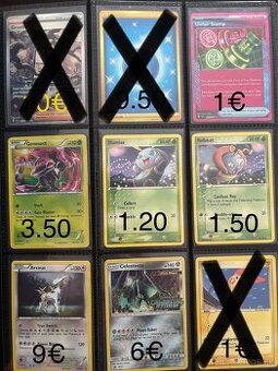 Pokémon kariet -Mix kariet 1/2