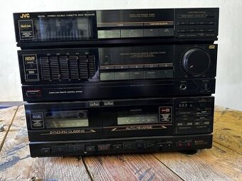 JVC DR-E5L + JVC AL-E11 – retro hi-fi zostava